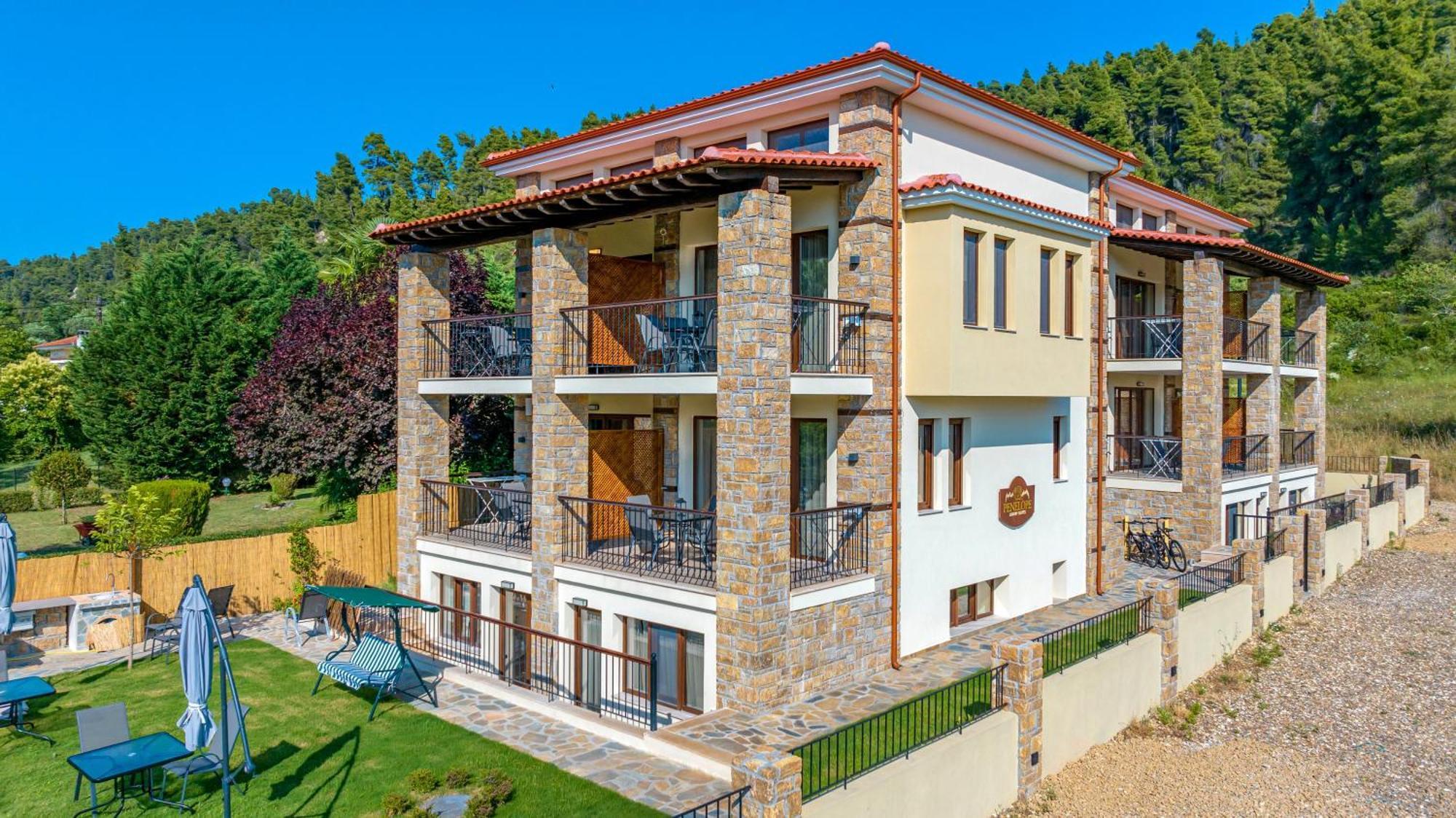 Penelope Luxury Suites Fourka Buitenkant foto